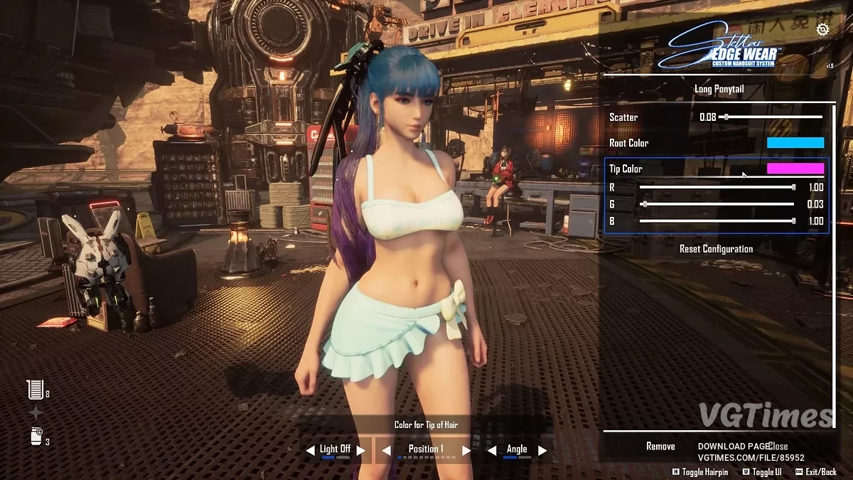 Stellar Blade — CNS — пользовательская настройка наносьютов