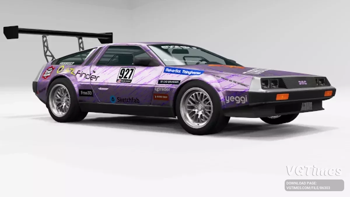 BeamNG.drive — DeLorean DMC-12 1982 v1.0.4 (0.36.x)
