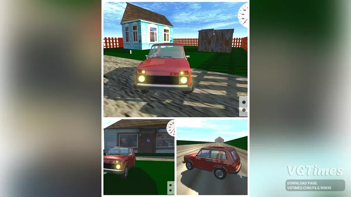Simple Car Crash Physics Sim — Деревня