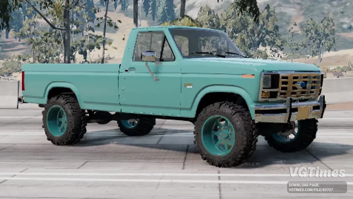 BeamNG.drive — Ford F350 SuperDuty 1986 v1.0 (0.36.x)