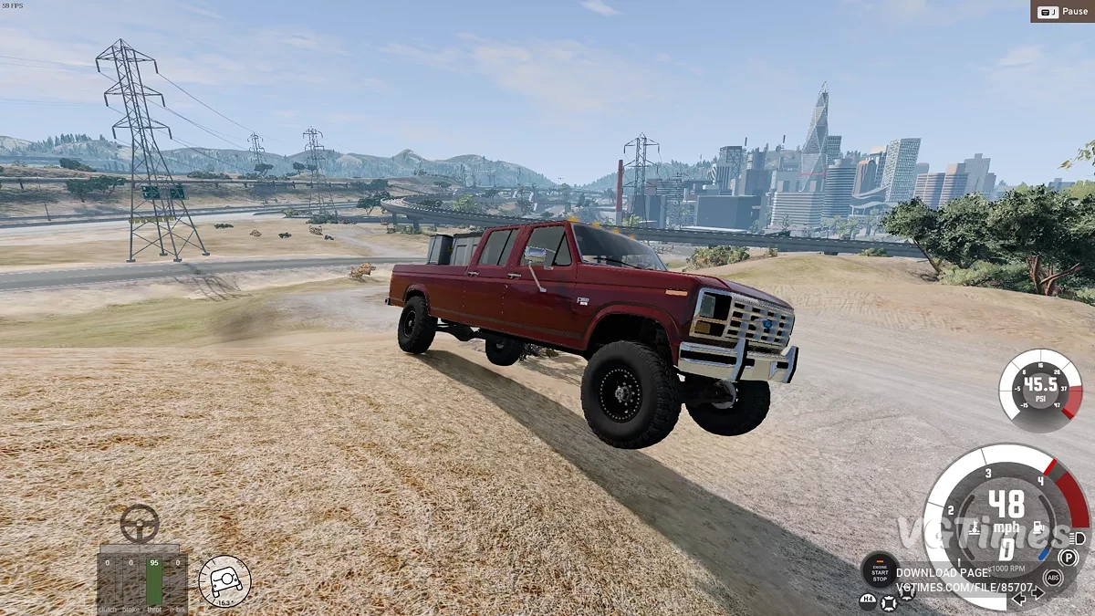 BeamNG.drive — Ford F350 SuperDuty 1986 v1.0 (0.36.x)