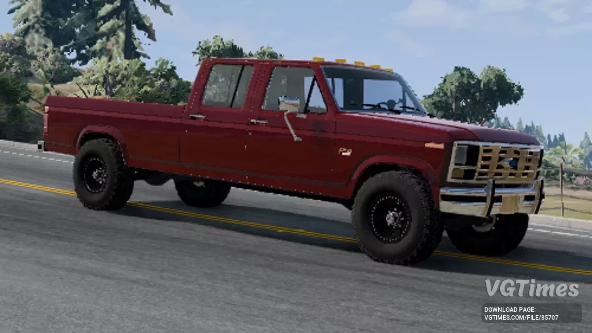 BeamNG.drive — Ford F350 SuperDuty 1986 v1.0 (0.36.x)