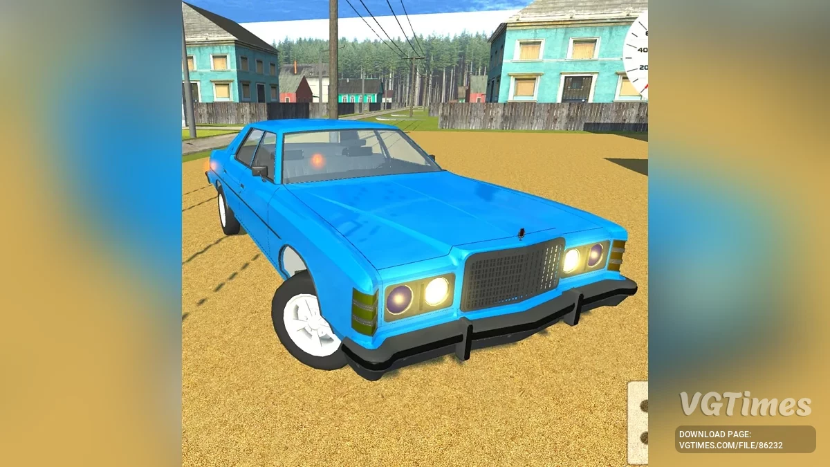 Simple Car Crash Physics Sim — Ford LTD 1975