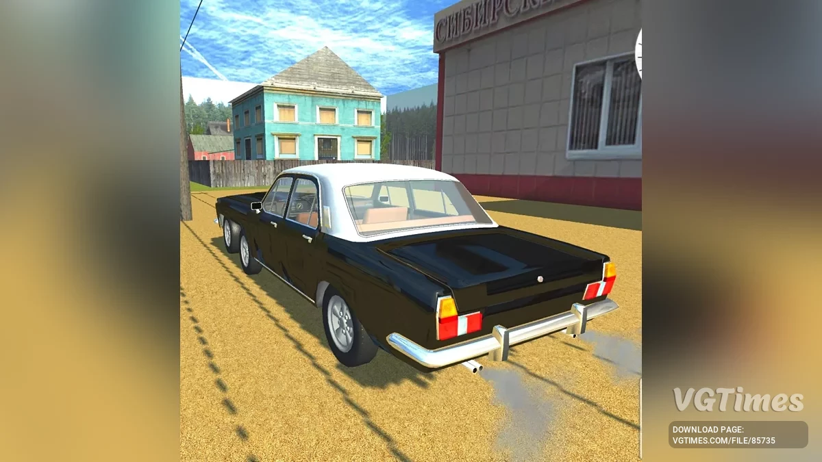 Simple Car Crash Physics Sim — Газ 24 с двумя двигателями