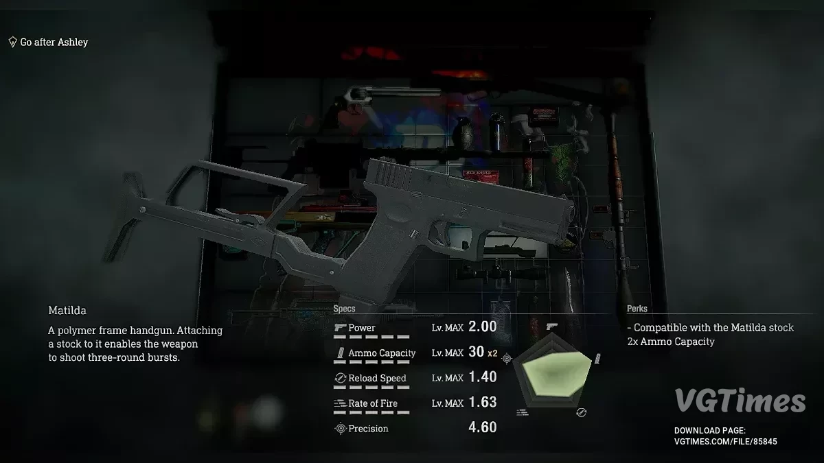 Resident Evil 4 Remake (2023) — Кастомный Glock 18