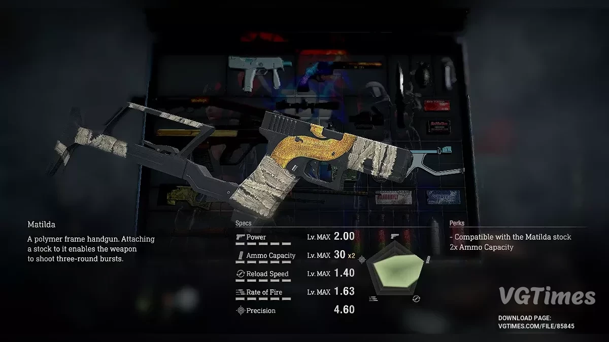 Resident Evil 4 Remake (2023) — Кастомный Glock 18