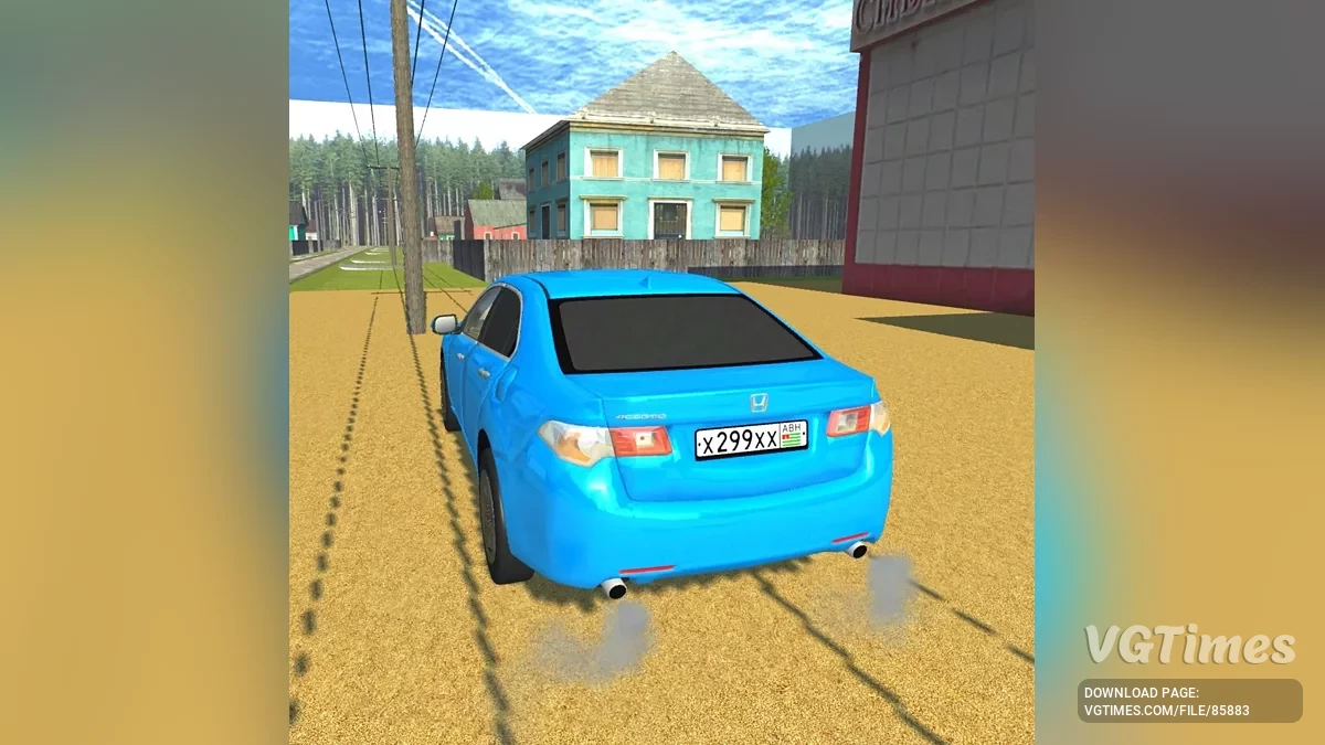 Simple Car Crash Physics Sim — Honda Accord 2008