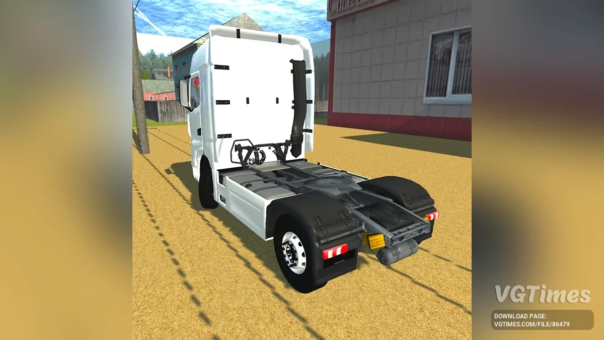 Simple Car Crash Physics Sim — KamAZ 54901