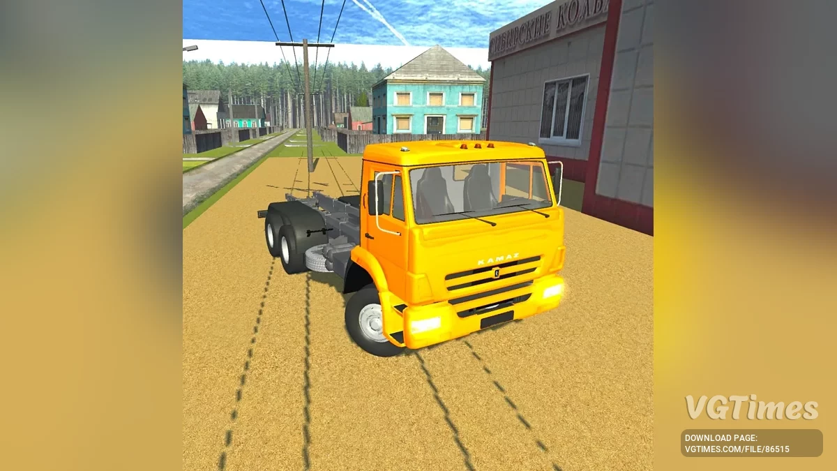 Simple Car Crash Physics Sim — Kamaz 6520