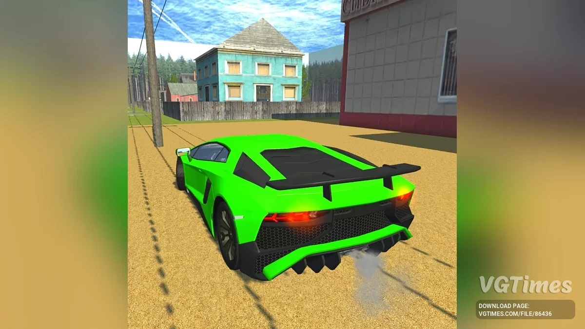 Simple Car Crash Physics Sim — Lamba Green Turbo