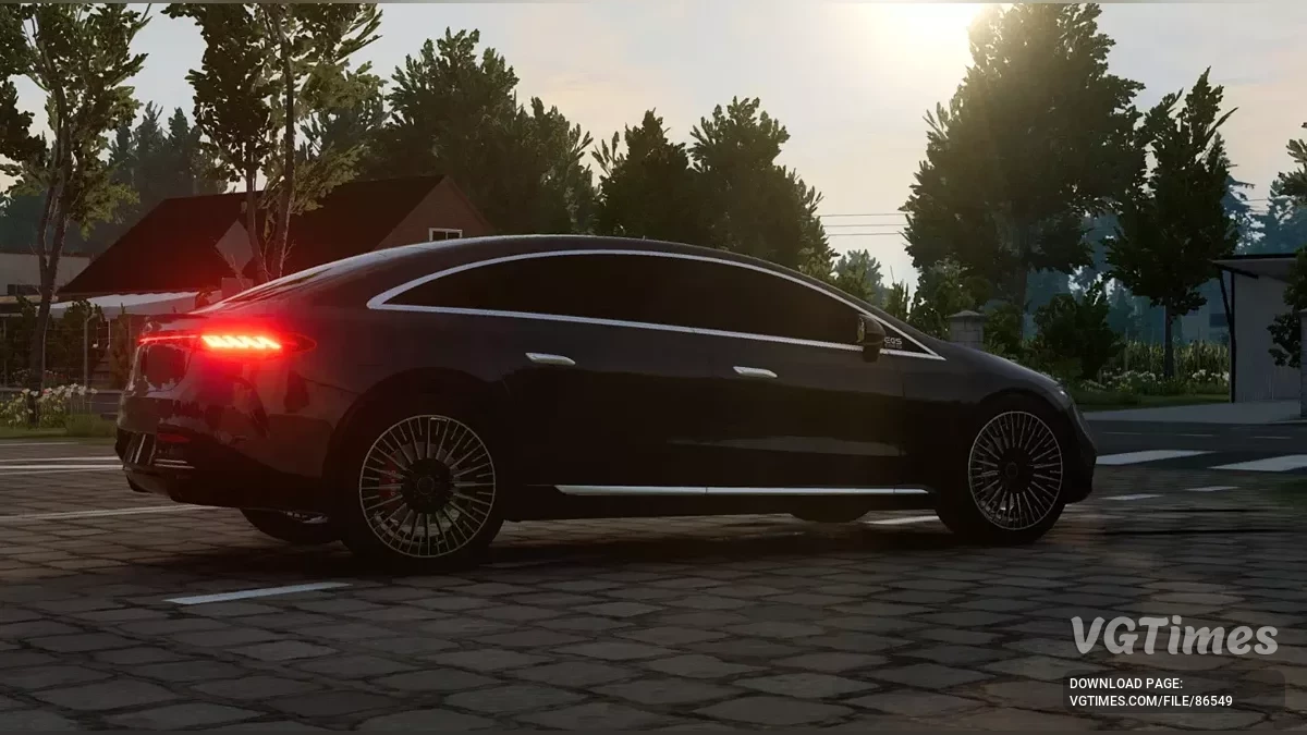 BeamNG.drive — Mercedes Benz EQS v2.55 (0.36.x)