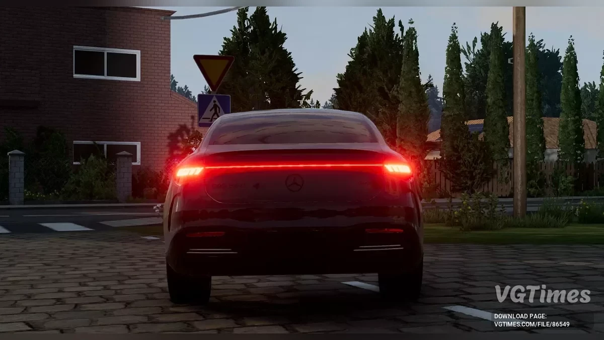 BeamNG.drive — Mercedes Benz EQS v2.55 (0.36.x)