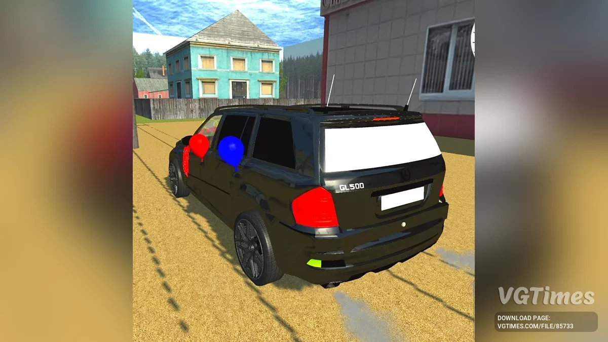 Simple Car Crash Physics Sim — Mercedes-Benz GL AZER-WEDDING