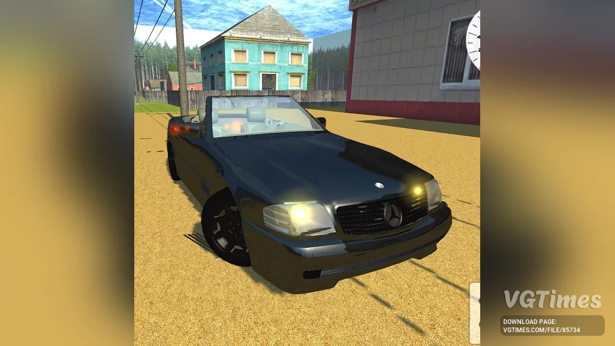Simple Car Crash Physics Sim — Mercedes Benz SL-500