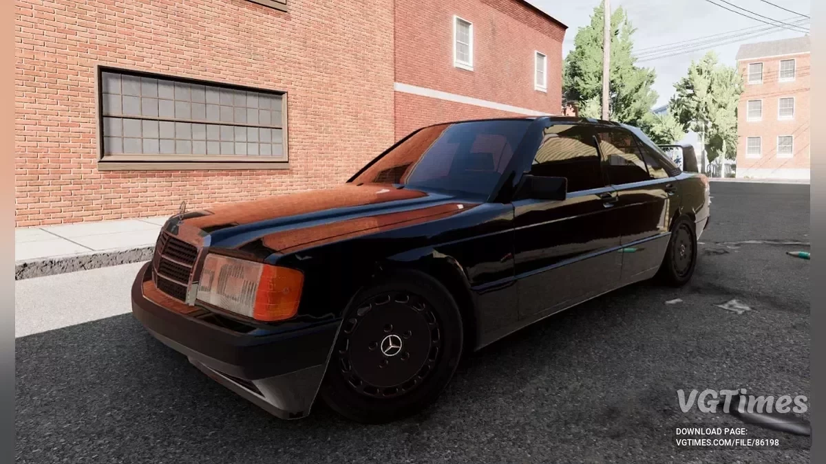 BeamNG.drive — Mercedes-Benz W201 190 (0.36.x)