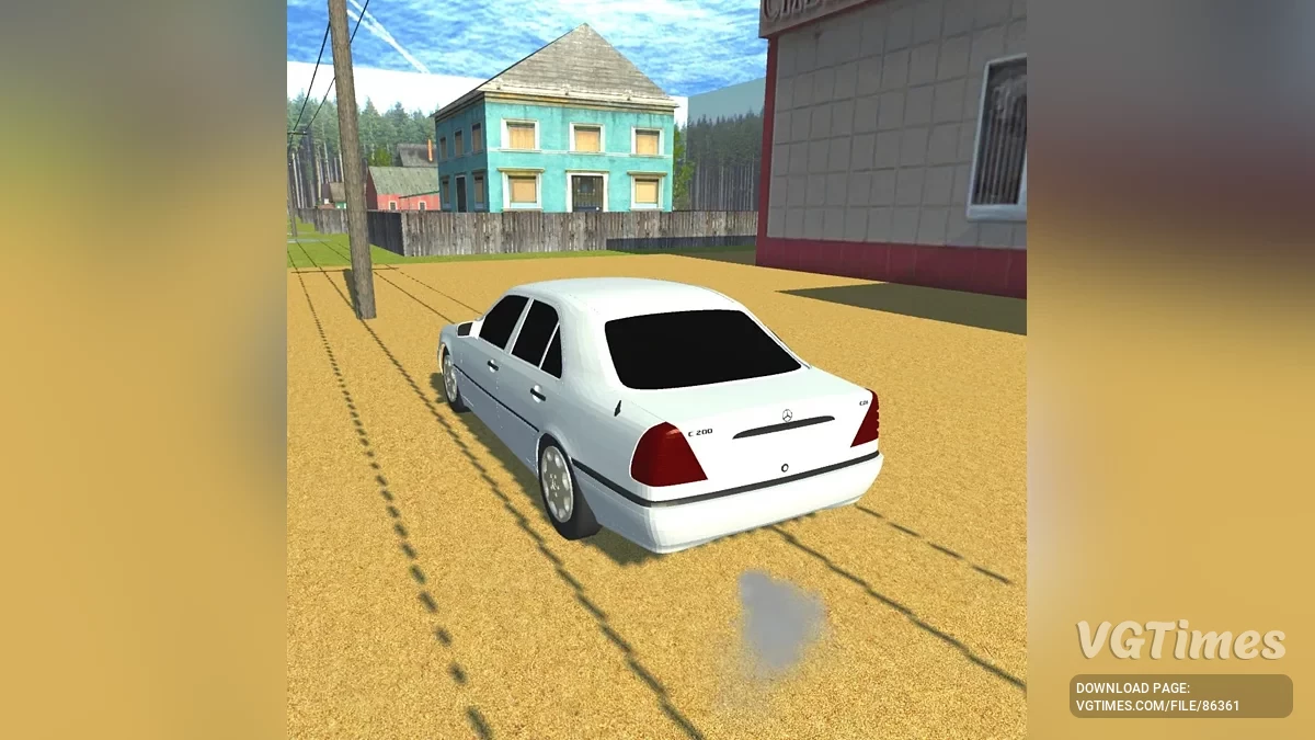Simple Car Crash Physics Sim — Mercedes c180 remaster