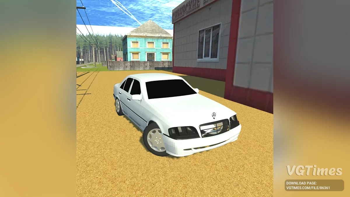 Simple Car Crash Physics Sim — Mercedes c180 remaster
