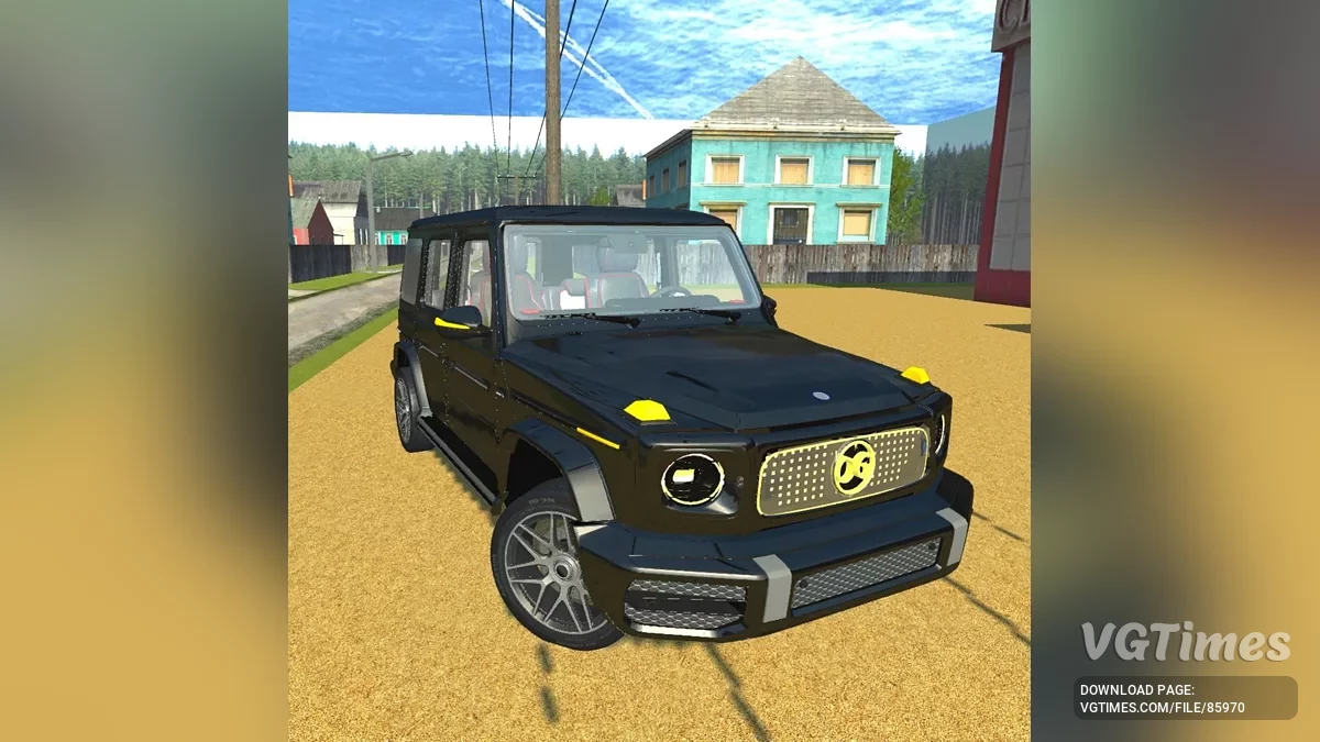 Simple Car Crash Physics Sim — Mercedes G-CLASS electric