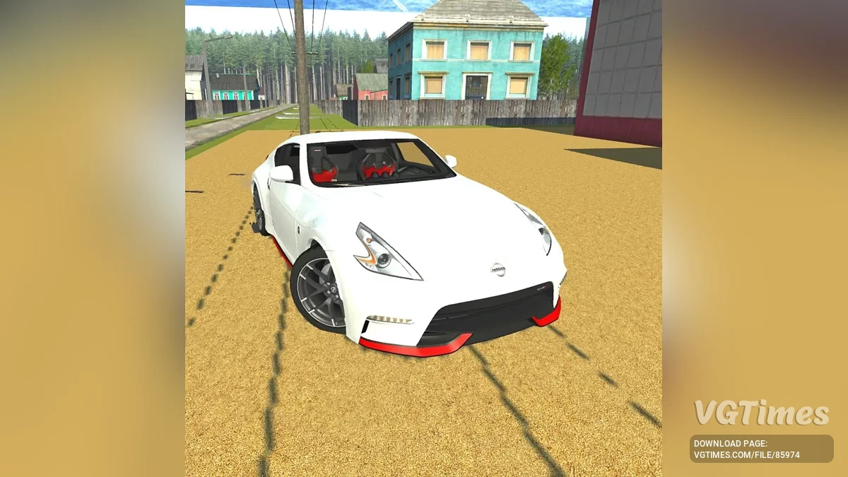 Simple Car Crash Physics Sim — Nissan 370Z