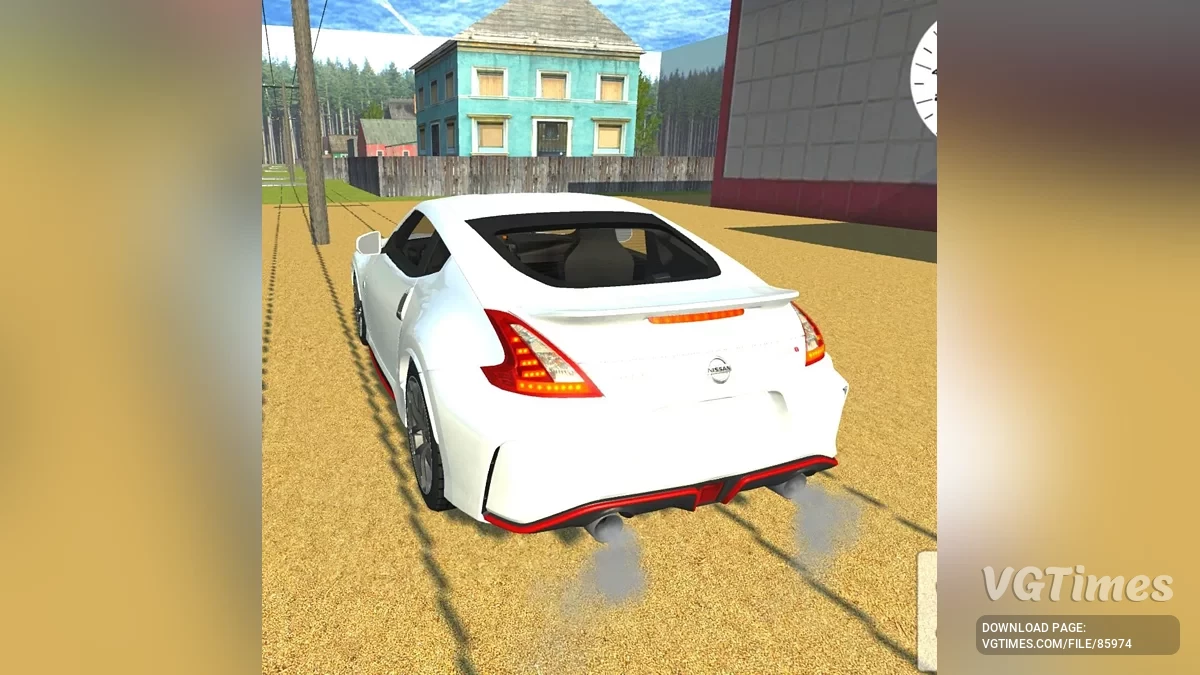 Simple Car Crash Physics Sim — Nissan 370Z