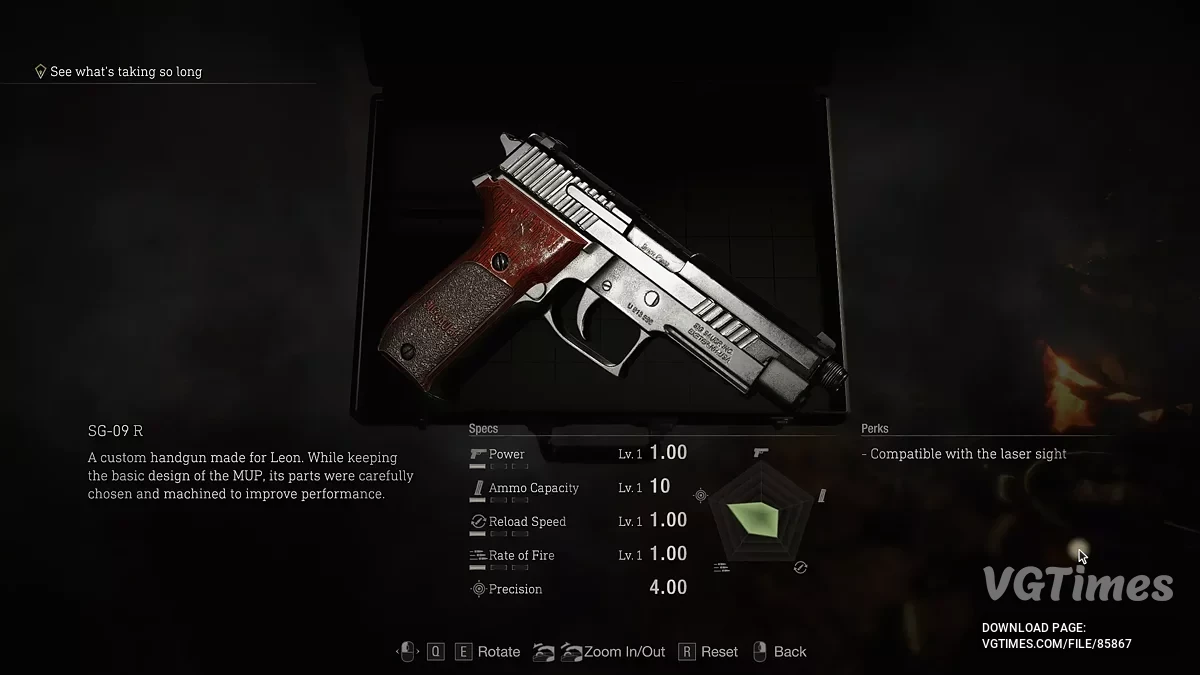 Пистолет SIG P226 Elite