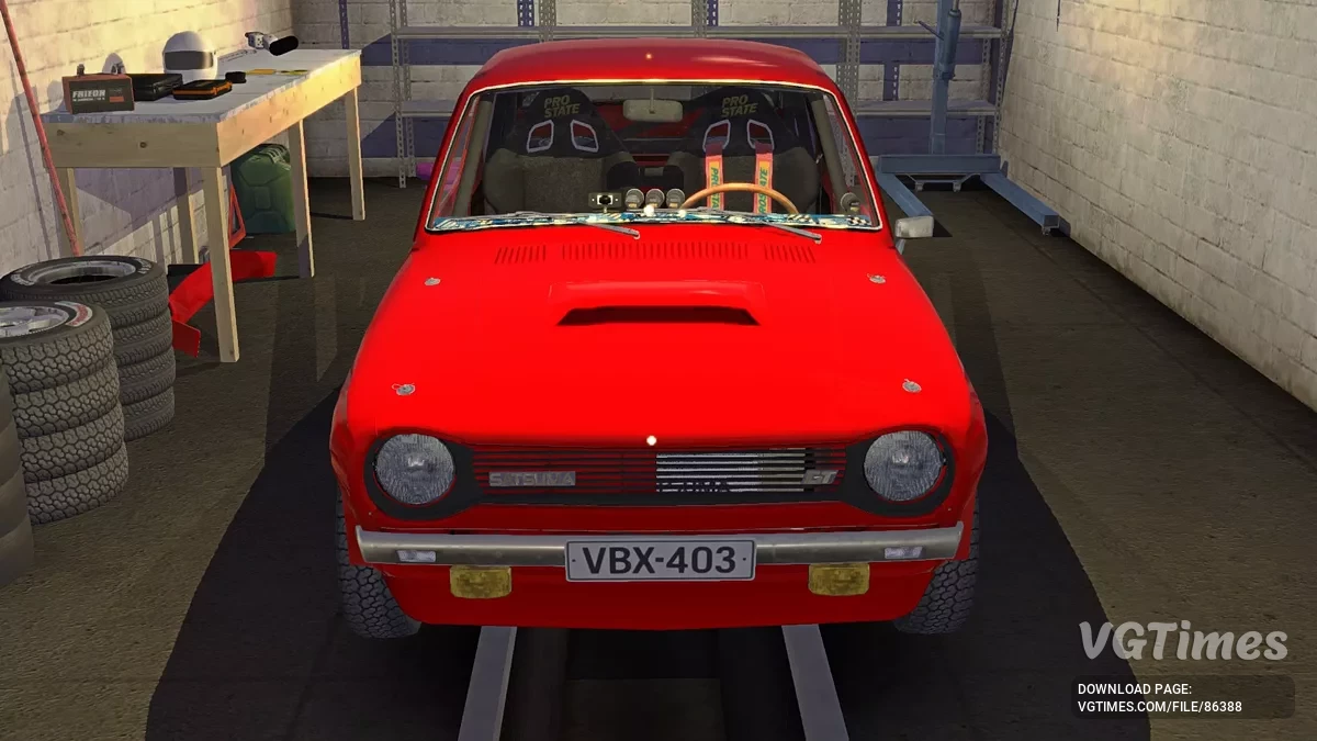 My Summer Car — Раллийная Сатсума красного цвета