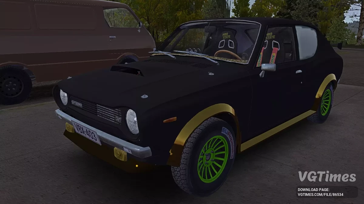 My Summer Car — Раллийная Сатсума в черно-матово-золотом цвете