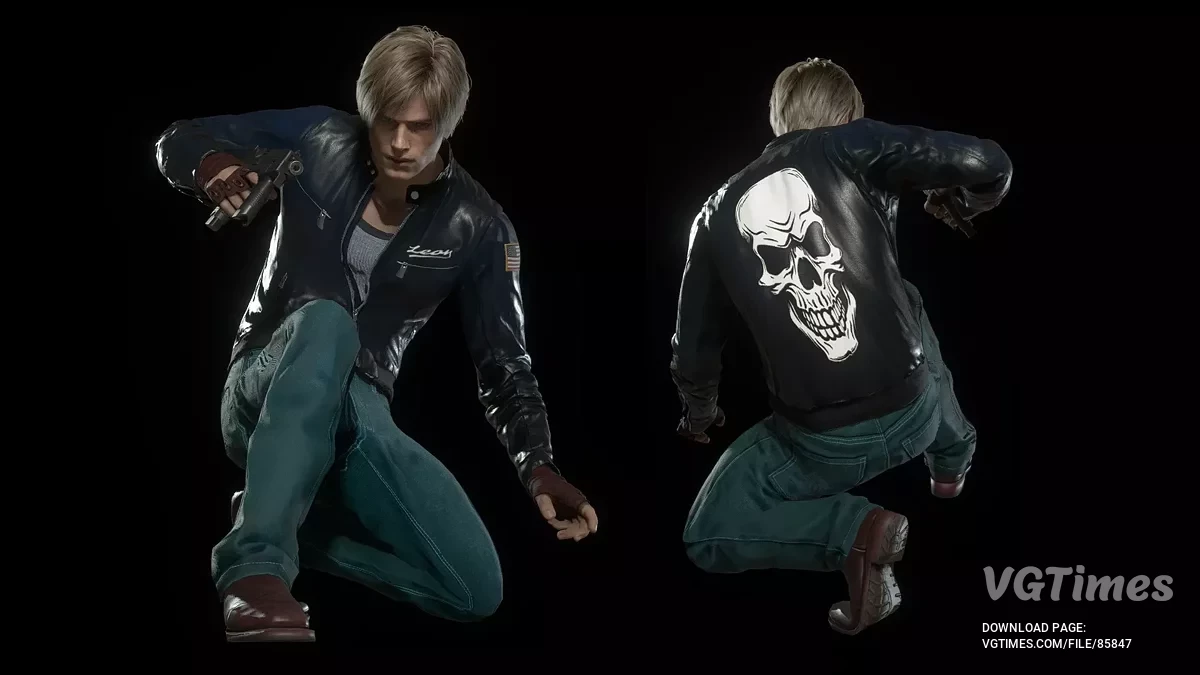 Resident Evil 4 Remake (2023) — Куртка с черепом из оригинальной игры
