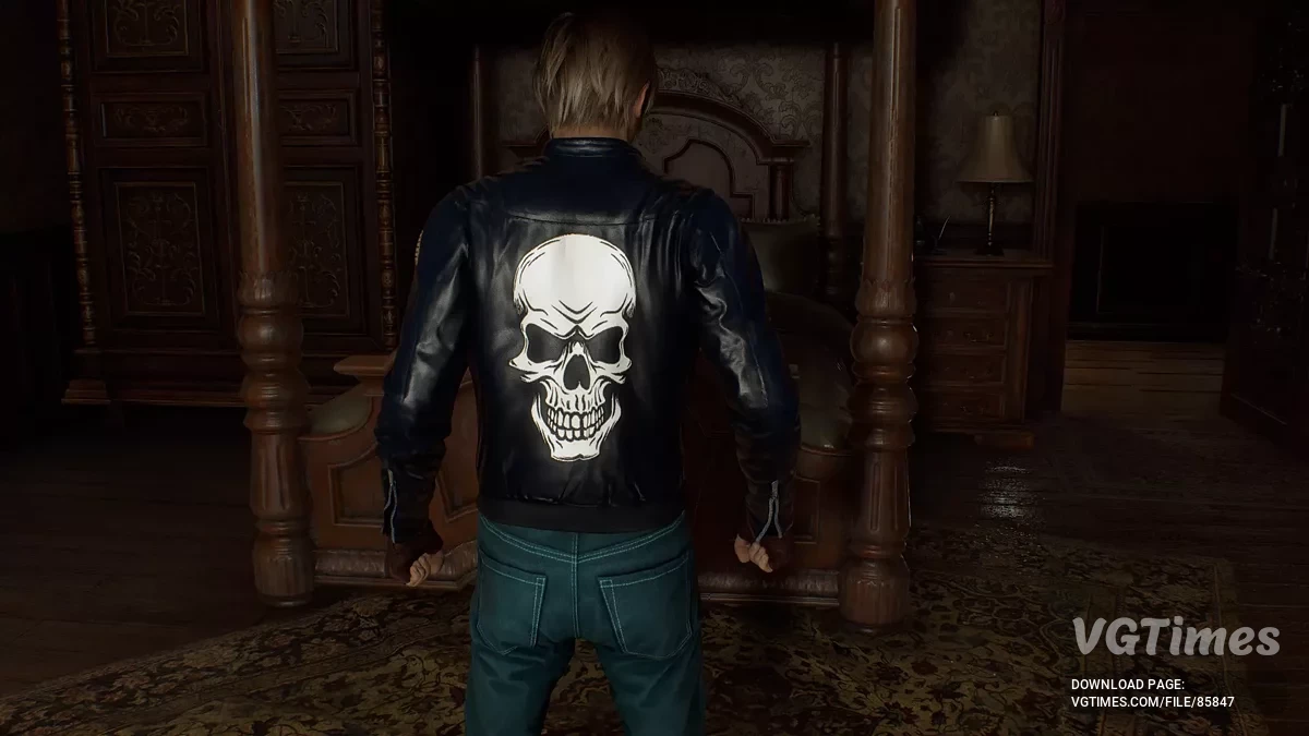 Resident Evil 4 Remake (2023) — Куртка с черепом из оригинальной игры