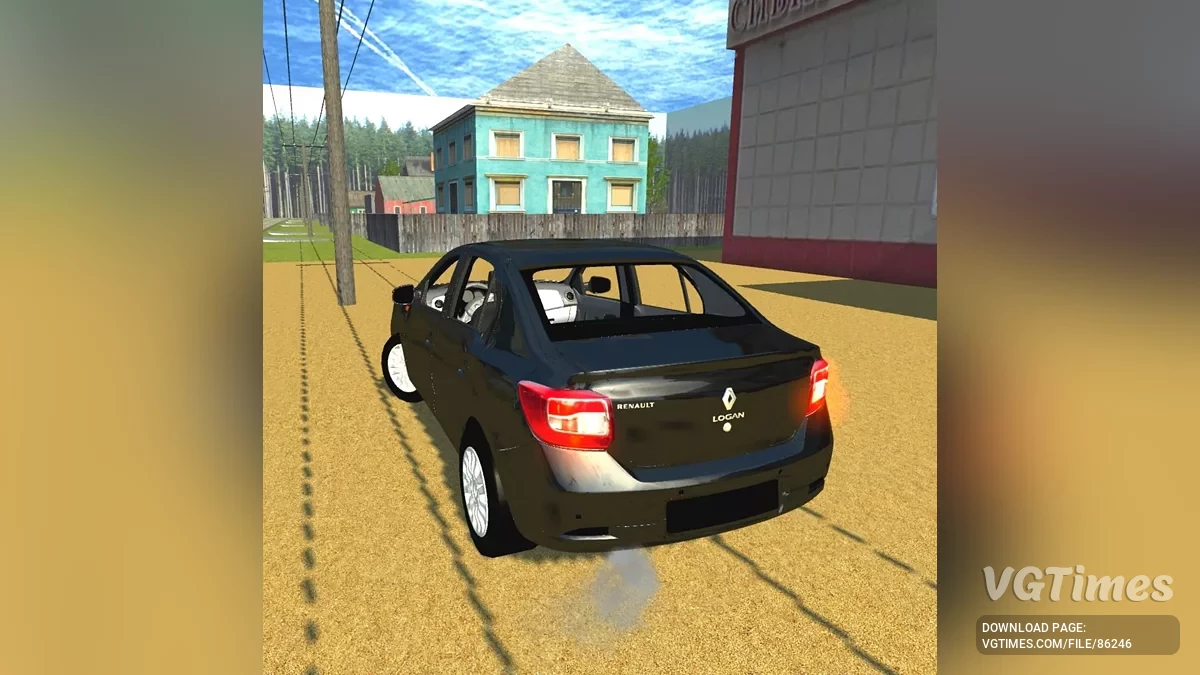 Simple Car Crash Physics Sim — Renault Logan