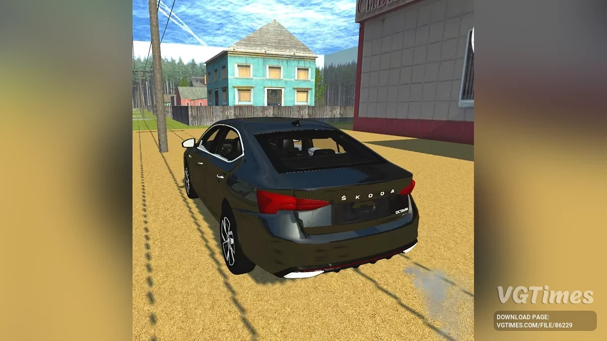 Simple Car Crash Physics Sim — Skoda Octavia