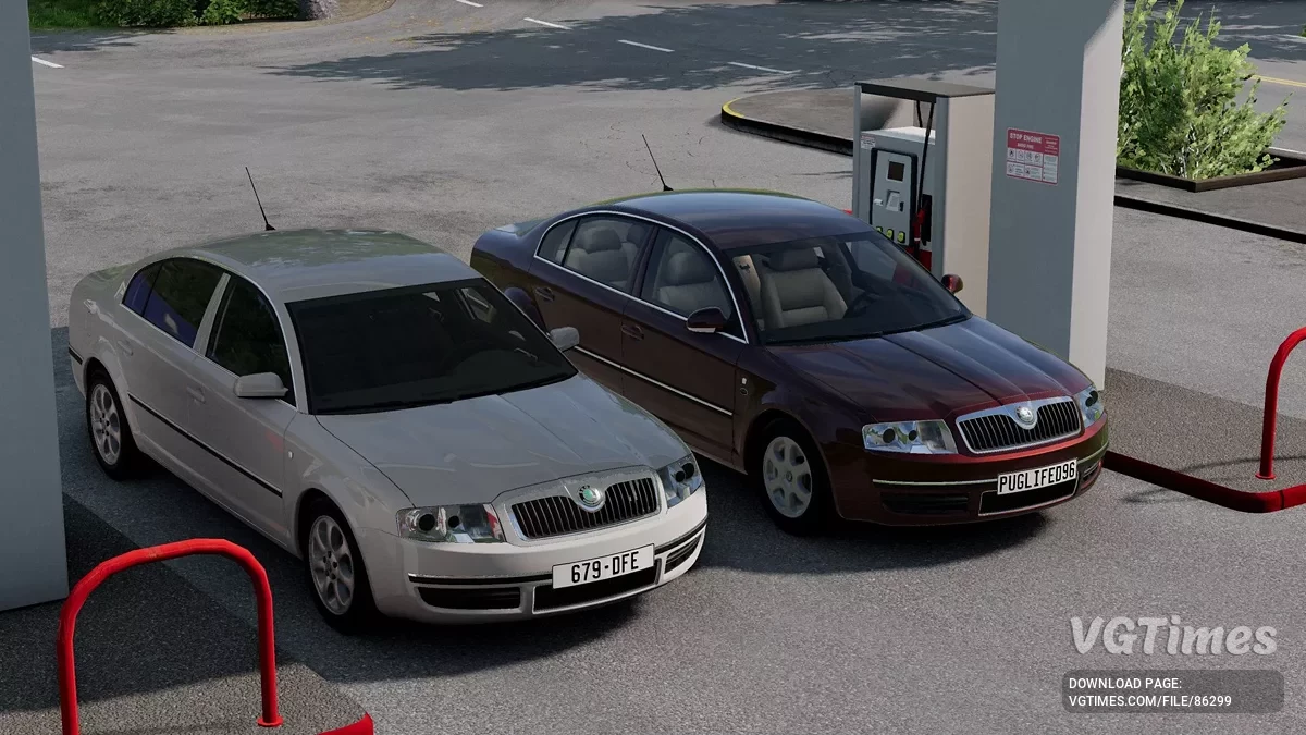 BeamNG.drive — Skoda Superb B5 v1.0 (0.36.x)
