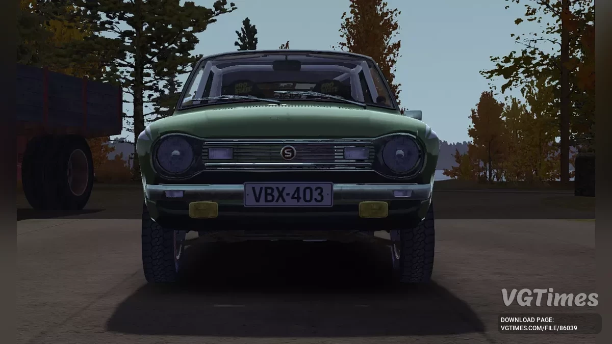 My Summer Car — Темно-зеленая Cатсума, готова к ралли, разные комплектации колес, гоночные приборы