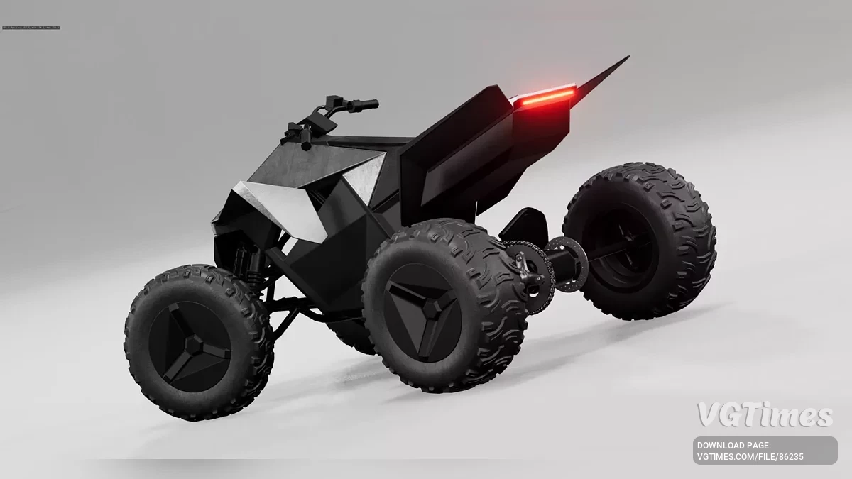 BeamNG.drive — Tesla Cyberquad v1.0 (0.36.x)
