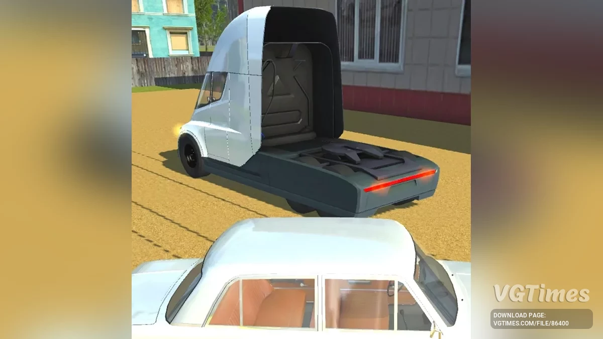 Simple Car Crash Physics Sim — Teslatruck electro
