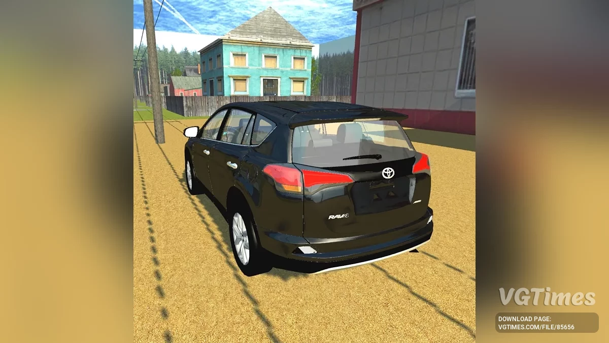 Simple Car Crash Physics Sim — Toyota RAV4