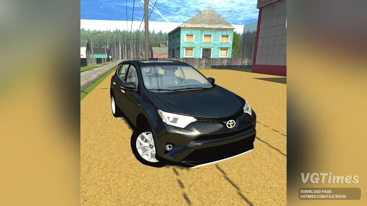 Simple Car Crash Physics Sim — Toyota RAV4