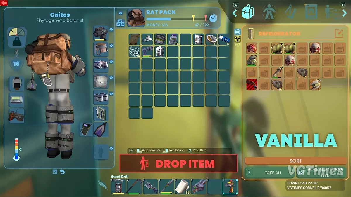 Abiotic Factor — Улучшенные хранилища