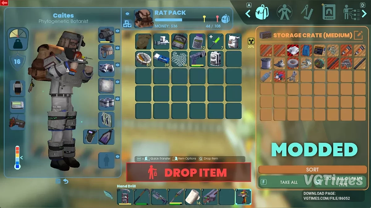 Abiotic Factor — Улучшенные хранилища