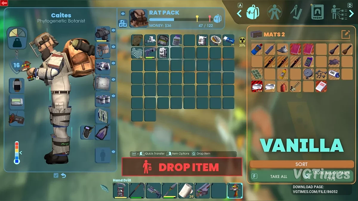 Abiotic Factor — Улучшенные хранилища