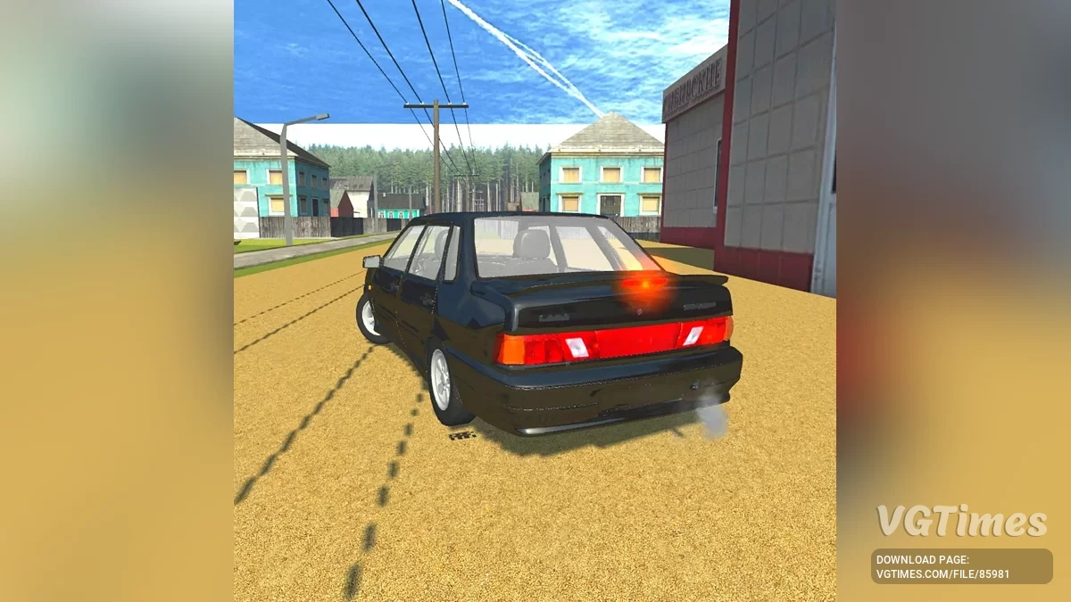 Simple Car Crash Physics Sim — Vaz 2115 turbo