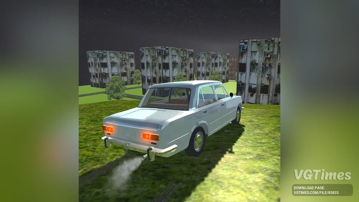 Simple Car Crash Physics Sim — Заброшенный город
