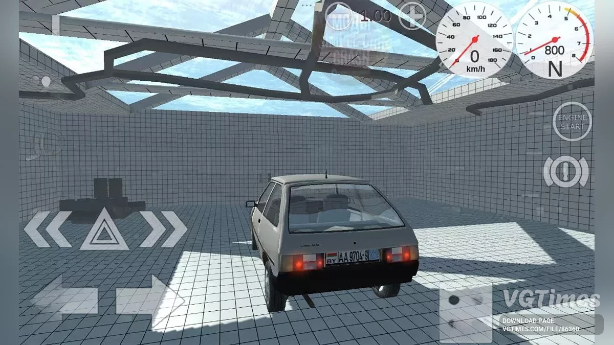 Simple Car Crash Physics Sim — ЗАЗ Таврия