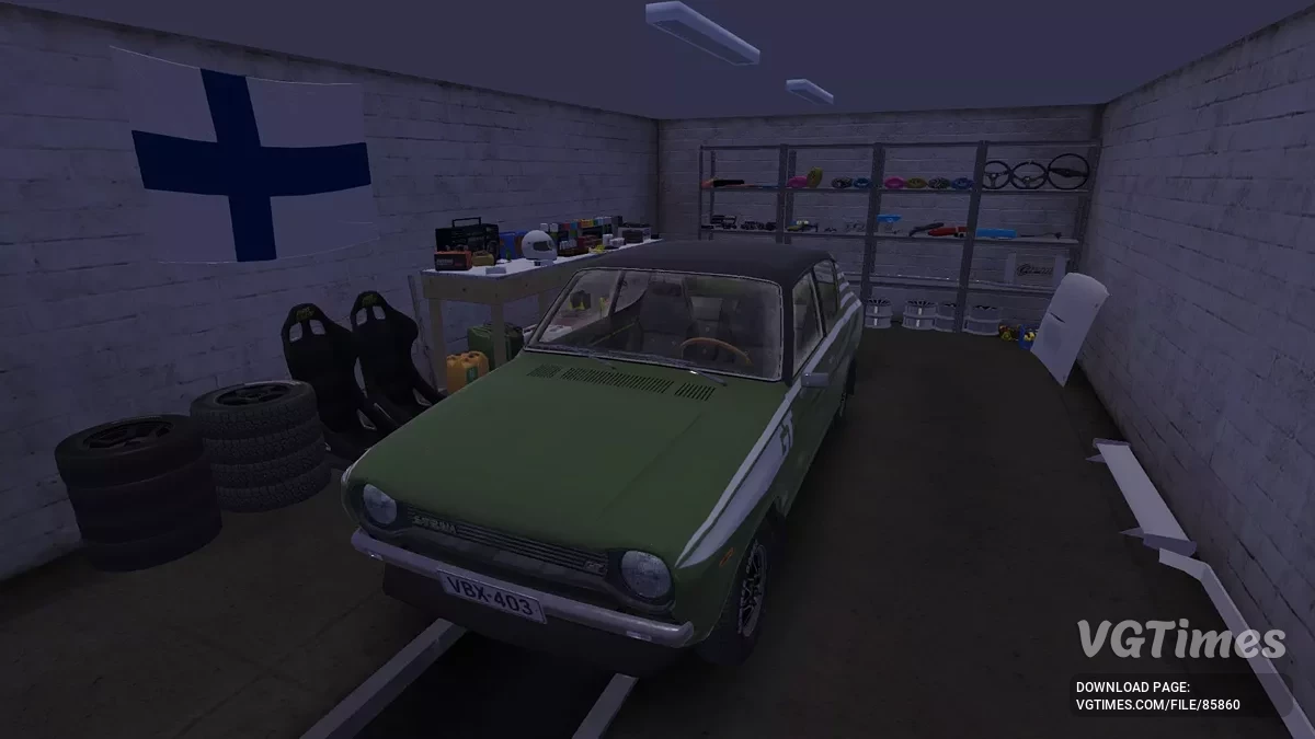 My Summer Car — Зеленая Satsuma GT и полный гараж тюнинга, 500.000 марок