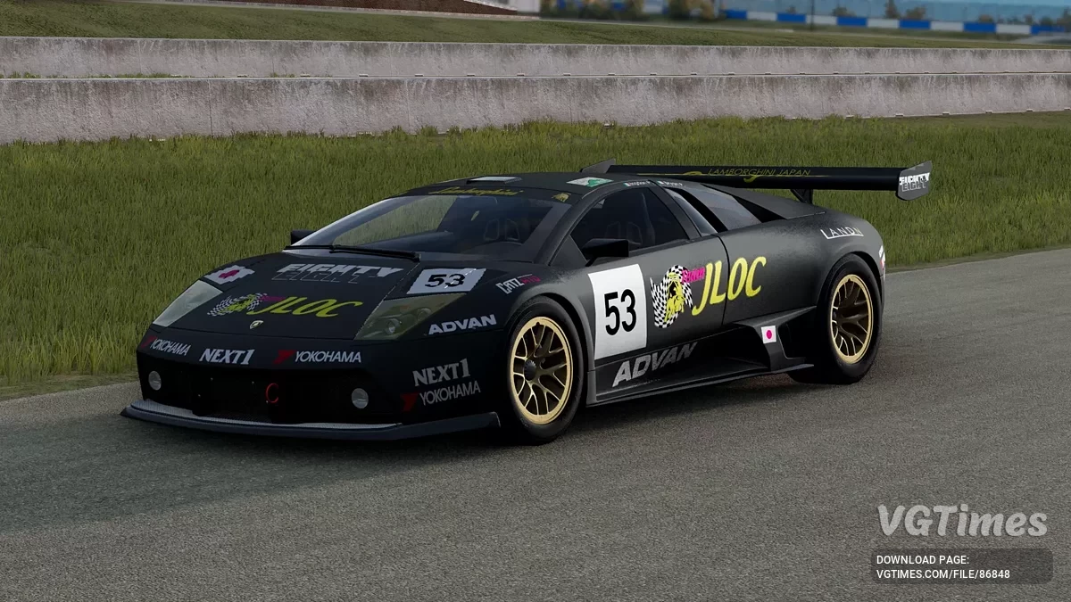 BeamNG.drive — 2003 Lamborghini Murcielago R-GT (GT1) (0.36.x)