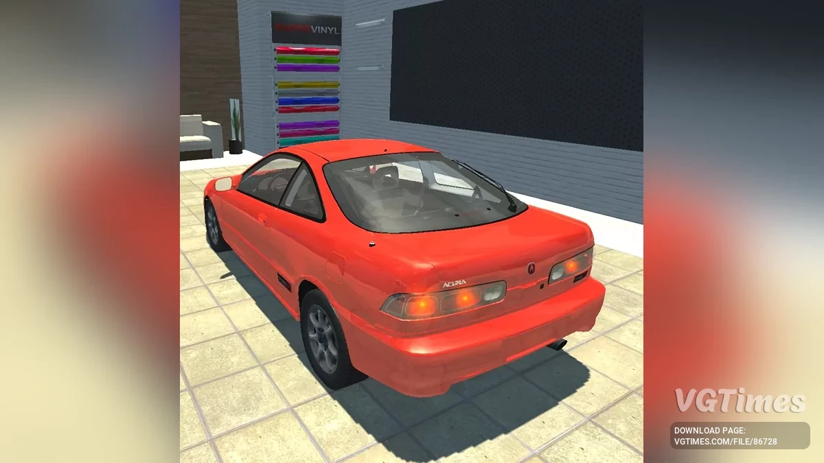 Not Simple Car Crash — Acura Integra Type-R