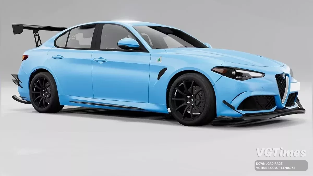 BeamNG.drive — Alfa Romeo Giulia Revamp Carbon Pack v2.90 (0.36.x)