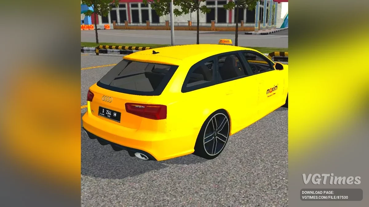 Bus Simulator Indonesia — AUDI RS6 такси