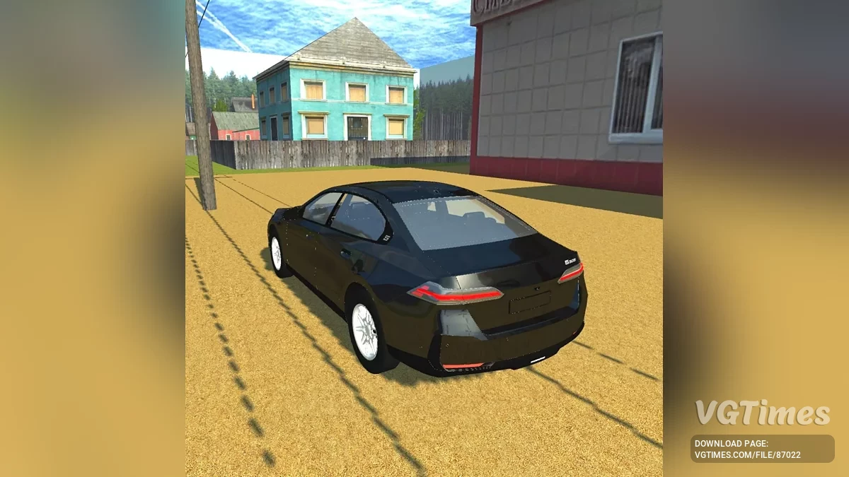 Simple Car Crash Physics Sim — BMW M5 G60 2024
