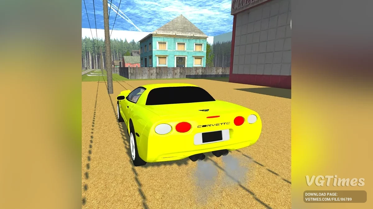 Simple Car Crash Physics Sim — Chevrolet Corvette 5